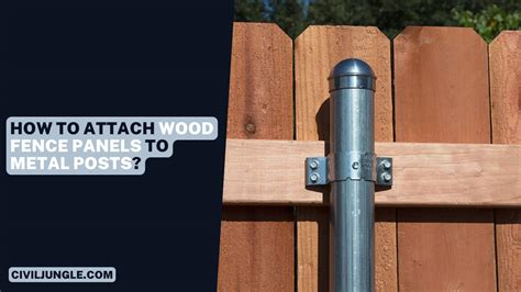 how to attach pre fabricated metal fence panels|attach fence panels to posts.